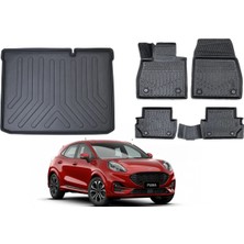 Ko Kaliteoto Ford Puma 2023 Model 4d Alt Bagaj Havuzu+Paspas Seti Eva Serisi
