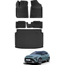 Ko Kaliteoto Hyundai Bayon 2022 Model 4d Bagaj Havuzu+Paspas Seti Prox Serisi