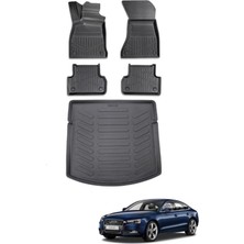 Ko Kaliteoto Audi A5 2018 Model 4d Bagaj Havuzu+Paspas Seti Prox Serisi