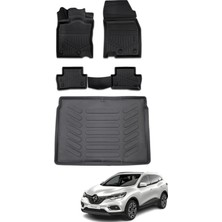 Ko Kaliteoto Renault Kadjar 2021 Model 4d Bagaj Havuzu+Paspas Seti Prox Serisi