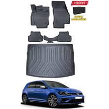 Ko Kaliteoto Volkswagen Golf 7 2020 Model Üst Bagaj Havuzu+Paspas Seti+Hediyeli