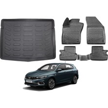 Ko Kaliteoto Fiat Egea Hatchback 2021 Model 4d Bagaj Havuzu+Paspas Seti Eva Serisi