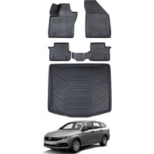 Ko Kaliteoto Fiat Egea Station Wagon 2021 Model Alt Bagaj Havuzu+Paspas Seti
