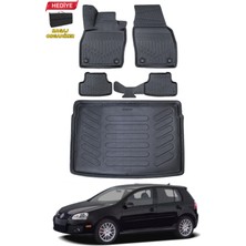 Ko Kaliteoto Volkswagen Golf 5 2007 Model Bagaj Havuzu+Paspas Seti+Hediyeli