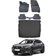 Ko Kaliteoto Cupra Formentor 2024 Model Üst Bagaj Havuzu+Paspas Seti