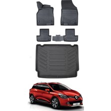 Ko Kaliteoto Renault Clio 4 2017 Model Sporttourer Alt Bagaj Havuzu+Paspas Seti