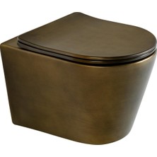Eva Banyo ET-H201BR Asma Klozet Bronz