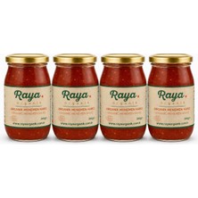 Raya Organik Menemen Harcı 345 gr 4'lü – Katkısız ve Doğal Lezzet
