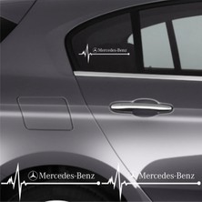 Mercedes 220 Ritim Oto Sticker (2 Adet)