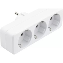 EstoreBox De-Pa DPA-10011 Üçlü Golyat Düz Fiş Priz 250V 16A 3500W