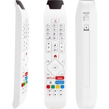 EstoreBox RCA343140P Youtube-Netflix-Prime Video Tuşlu Lcd-Led Tv Kumanda Beyaz