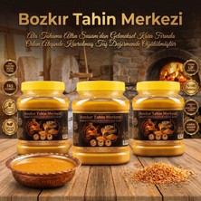 Hakbur Bozkır Yöresel Bozkır Tahin Merkezi Ata Tohum Altın Susam Kavrulmuş Taş Değirmen Tahini 930 Gr(3 Adet) (Vegan&katkısız)