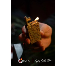 Caka Lighter Vega - S Collection Gold Benzinli Çakmak - CKL-106