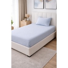 Madame Home Tek Kişilik Lastikli Çarşaf Takımı 90X190 cm Pamuklu Kumaş 1 Adet Yastık Kılıfı Köşe Derinlik 20CM