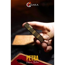 Caka Lighter Petra Black Gold Benzinli Çakmak - CKL-056