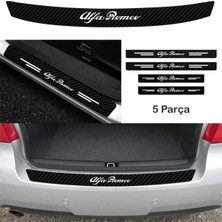 Alfa Romeo 155 Bağaj ve Kapı Eşiği Karbon Sticker (Set)