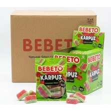 Bebeto Karpuz Yumuşak Şeker Jelibon 80 G  12 Adet x 6