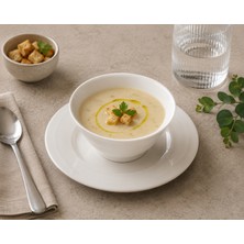 Bonnami Gourmet Konsome Kase Tabağı 19 cm Porselen Çorba Servis Altlığı