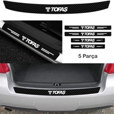 Tofaş Doğan Uyumlu Oto Bağaj ve Kapı Eşiği Karbon Sticker Set