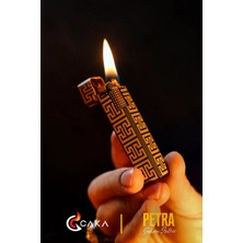 Caka Lighter Petra Hermes Benzinli Çakmak