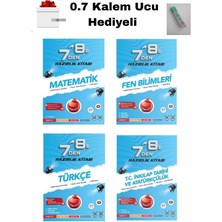 Nartest 7 Den 8 E Matematik, Fen, Türkçe ve Inkılap Tarihi Lgs Hazırlık Kitabı + 0.7 Kalem Ucu Hediyeli