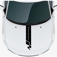 Mercedes E Ön Kaput Oto Sticker