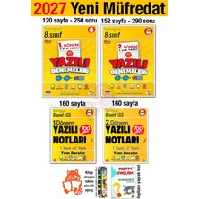 Tonguç Akademi 2026 8. Sınıf Yazılı Denemeleri LGS Sınav Bilgisi Setli Kitap 2027