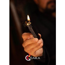Caka Lighter Petra Titan Black Benzinli Çakmak