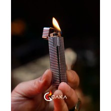 Caka Lighter Petra Titan Silver Benzinli Çakmak