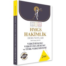 Yetki Yayınları Çsa Vergi Hukuku - Türk Vergi Sistemi Hakimlik Ders Notları 2026