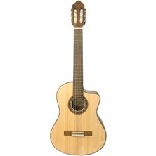 Valencia VC304 Ce Elektro Klasik Gitar 4/4 Naturel Renk Kılıf Hediyeli Akustik Performans