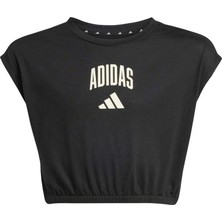 Adidas Jg Clgt Tee Çocuk  Siyah  T-Shirt KC4590