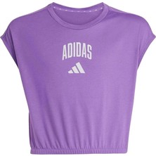 Adidas Çocuk  Mor  T-Shirt Jg Clgt Tee KD5929