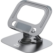 Nettech NT-LS01 360 Derece Dönebilen Katlanabilir Alüminyum Laptop ve Tablet Standı