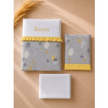 Baby Clime 90X130 Bebek Nevresim Takımı 3 Parça Masal Serisi Isimli Fırfırlı