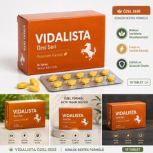 Vidalista Premium Seri Erkeklere Uygun 10 Tablet Destek Tableti Besleyici Formül