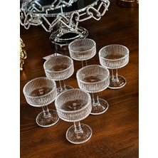 Kosova Kristal 6 Lı Kahve Yanı Cam Lokumluk