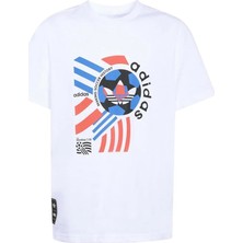 Adidas Çocuk  Beyaz  T-Shirt Lo Gfx T-Shırt KD7884