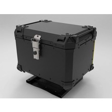 Motokit 57 Litre Universal Alüminyum Standart Motosiklet Çantası Siyah
