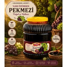 Sabıroğlu Üzüm Pekmezi Net 5000 gr Pet Türkiye Menşeli %100 Doğal Ürün