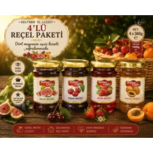Sabıroğlu 4'lü Reçel Paketi Çilek Incir Vişne Kayısı