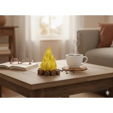 3Dikili Design Dekoratif Tasarım Kamp Ateşi - Modern Ofis ve Ev Aksesuarı - Estetik Biblo