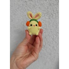 Amigurumi Tavşan Anahtarlık  6.5cm