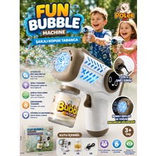 Trust Store Şarjlı Baloncuk Tabancası Işıklı Otomatik Köpük Balon Makinesi Bubble Gun