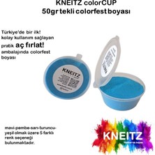 Kneitz Colorfest Boyası  1ADET x 50GR. Mavi Festival Toz Boyası, Holi Boya