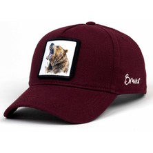 Braver Bordo Ayı Logolu Şapka