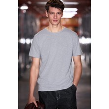 Grimelange Porec Erkek %100 Organik Pamuklu Yuvarlak Yakalı Regular Fit Grimelanj T-Shirt