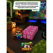 Toptan3D Stres Küpü, Pig Domuz Stres Küpü, infinity cube + Gözlüklü Karakter Anahtarlık Hediyeli (Büyük Boy - 8cm)