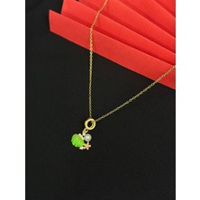Melisa Takı & Aksesuar 316L Çelik Gold Renk Charm Kolye