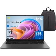 Asus Vivobook S16 S3607VA P6 Intel Core 7 240H 24GB Ram 1tb SSD Windows 11 Home 16" 144Hz Wuxga Çanta Hediyeli